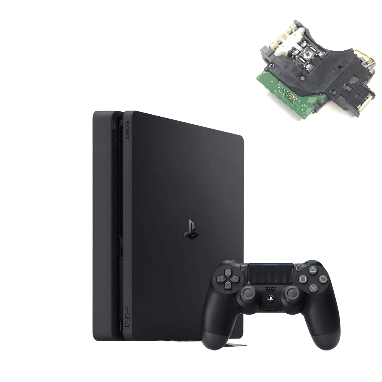 PlayStation 4 (Slim) Disk Laser Replacement Service - PC+Phone Doctor Newton Abbot
